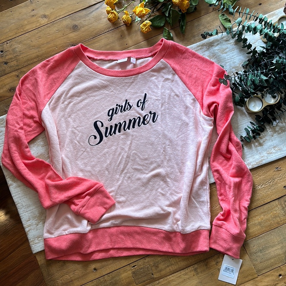 NWT. Girls of Summer. Make & Model. Nordstrom shirt. Small.